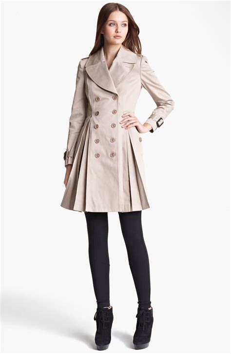 burberry trench coat buy online|Burberry pleated trench coat.